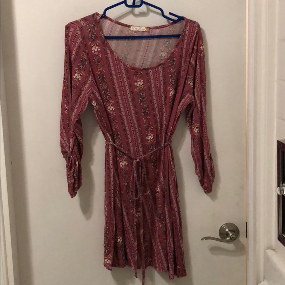 Floral print maternity blouse